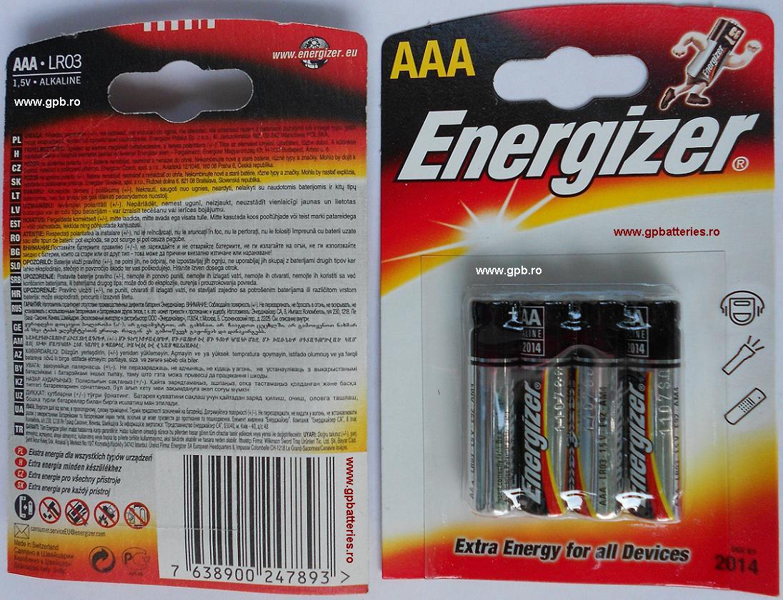 Baterie AAA LR3 Energizer