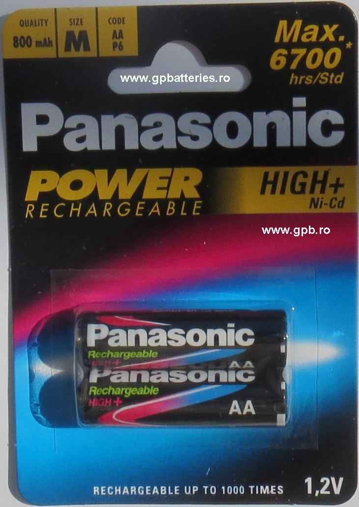 Acumulator Ni-Cd AA 800 Panasonic
