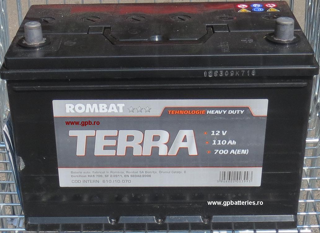 Acumulator auto RomBat TERRA 12V 110A