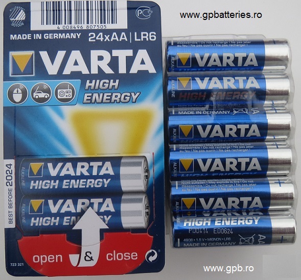 Baterie High Energy AA Varta Ecologic