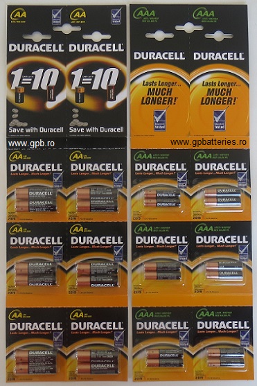 Baterie AAA R3 alcalina Duracell ambalare folie 12