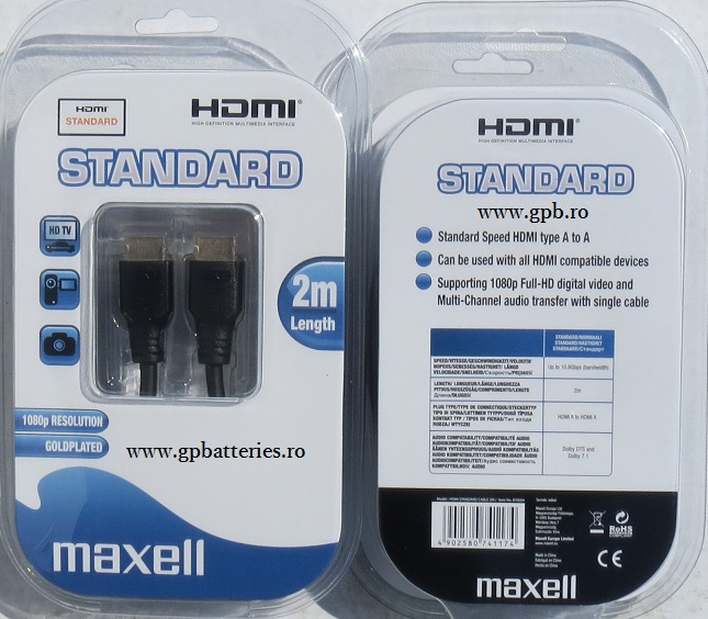 Cablu HDMI Maxell