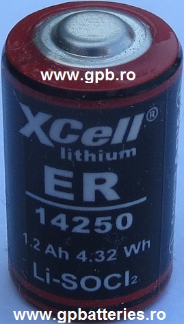 Baterie litiu tip 1/2R6 1/2AA 3,6V XCell ER14250