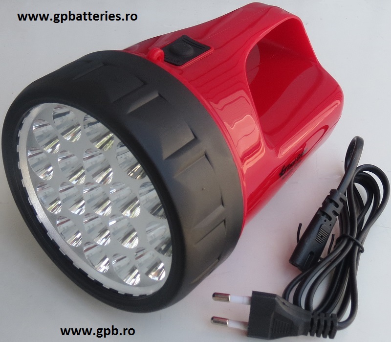 Lanterna 19 LED cu acumulator si incarcare TGLR-4105 cod TG-4105.15019 inlocuita cu S32-3R6PCB