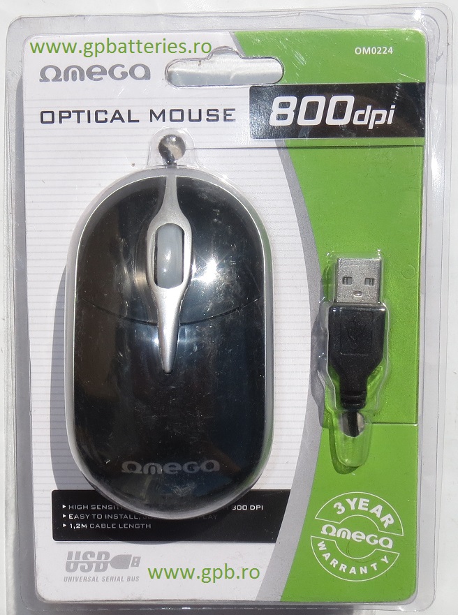 Mouse cu fir Omega OM0224
