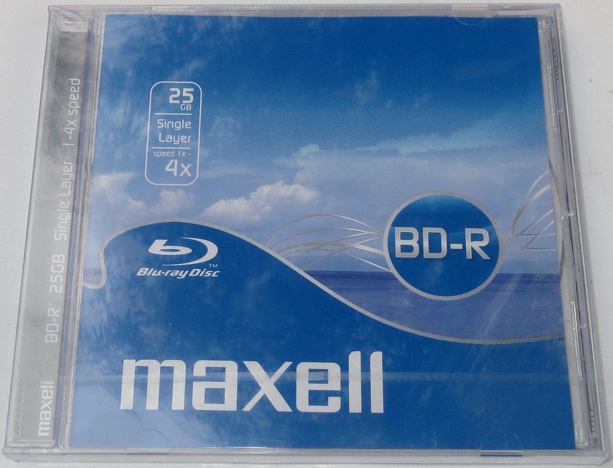 Maxell Blu Ray BD-R 25Gb 4X cu carcasa cod 276073