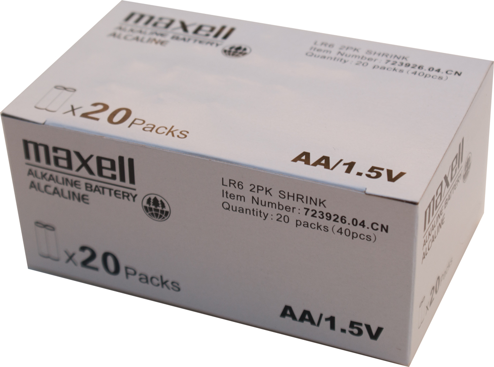 Baterie alcalina AA R6 Maxell bulk 2