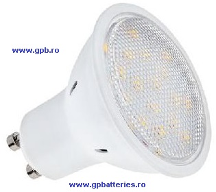 Bec LED GU10/ 5W /220V/6400K MR16 460lm TED605R