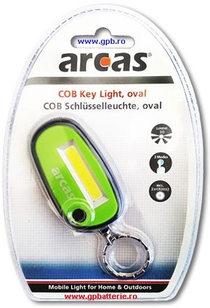 Arcas Germania lanterna breloc OVAL 1 led COB diverse culori blister