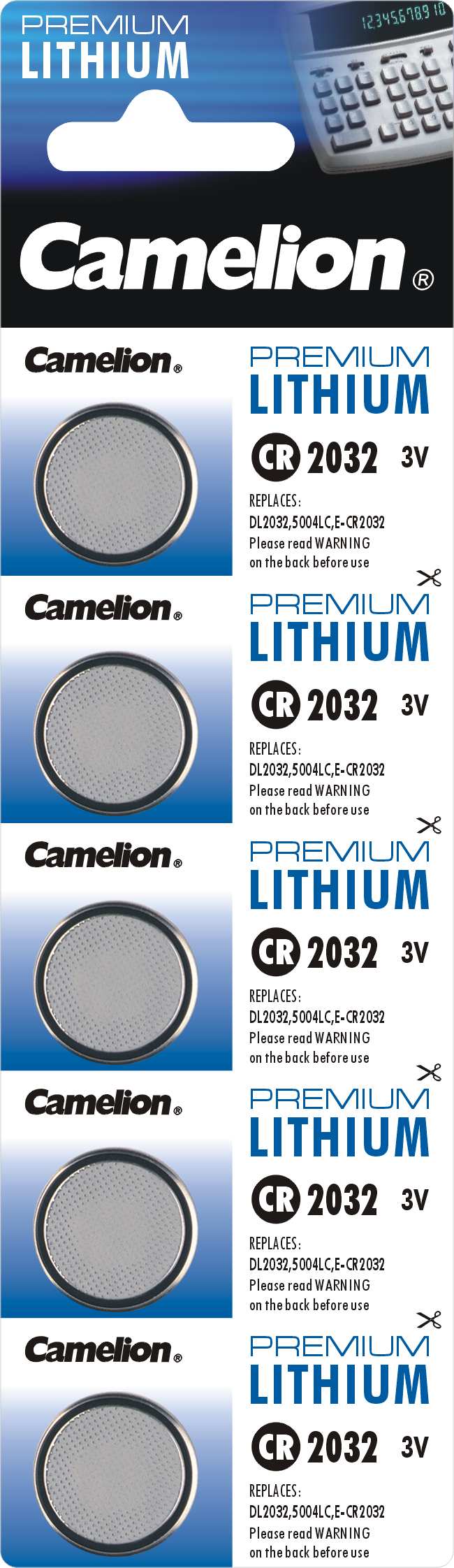 Baterie litiu CR2032 Camelion Germania blister 5