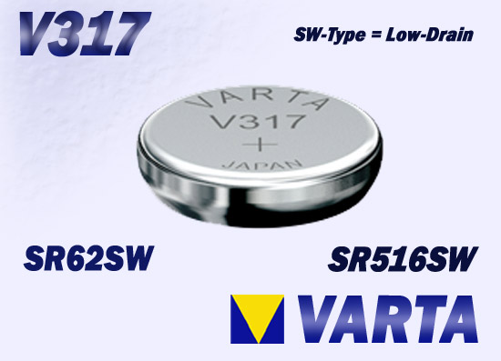 Baterie 317 SR62