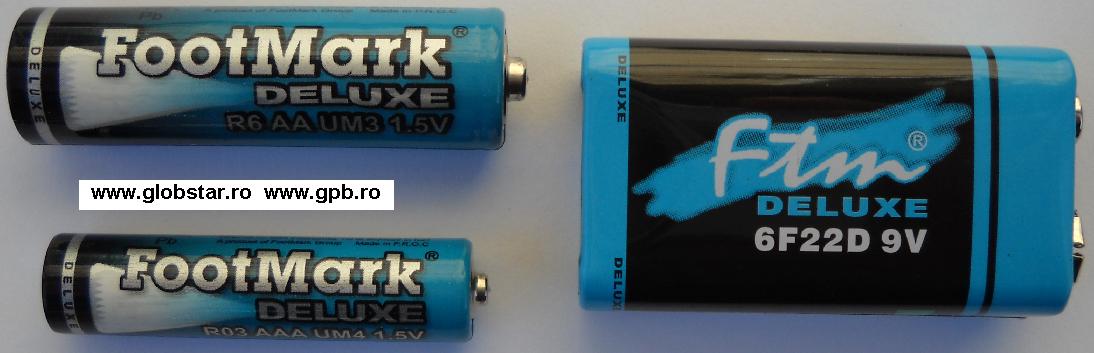 Baterie FootMark R6 AA DeLuxe