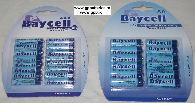 Baterie BayCell R03 AAA super heavy duty