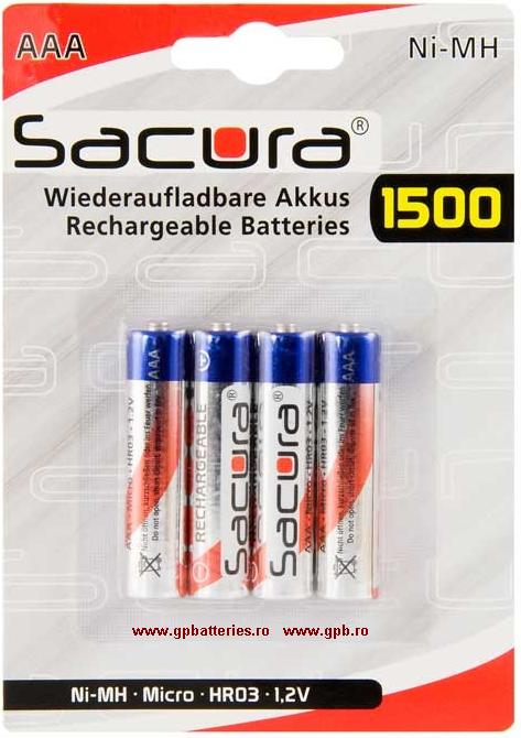 Acumulator Sacura AAA serie 1500