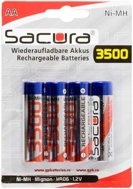 Promotie  - acumulator AA serie 3500 Sacura