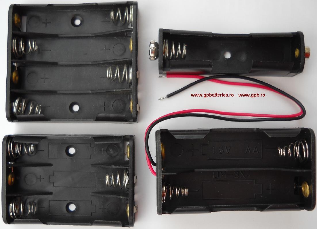 Suport baterii acumulatori 2xR6 AA