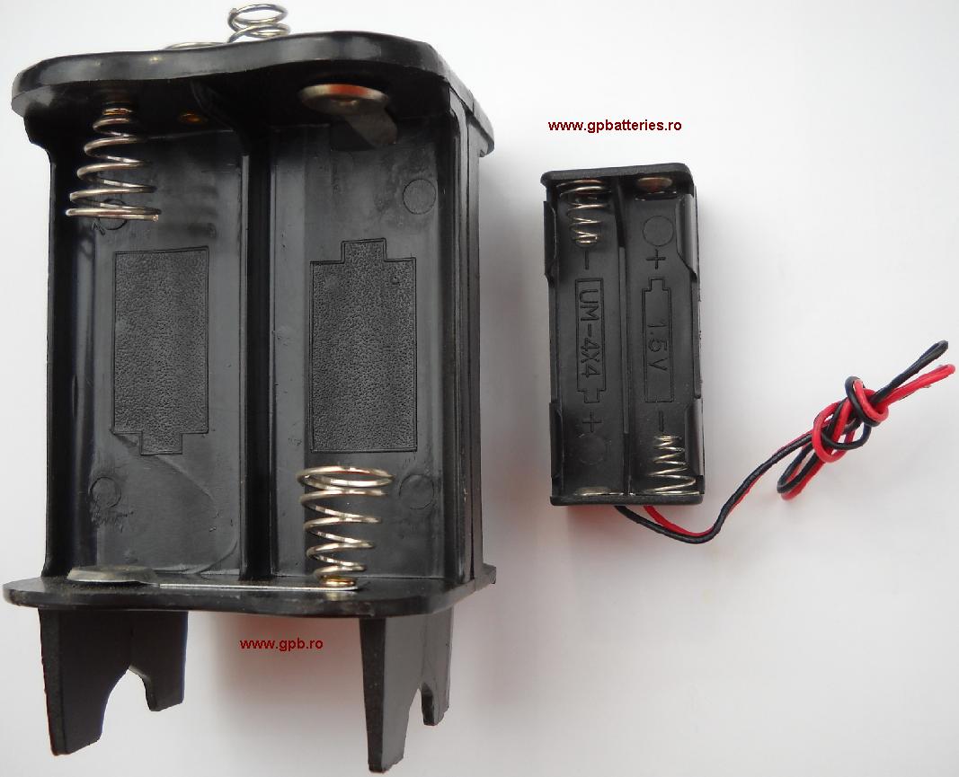 Suport baterii acumulatori 4xR14 C sau 4xR20 D