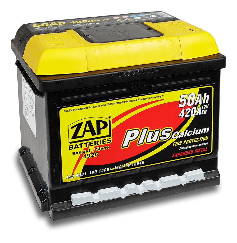 Acumulator auto ZAP 12V 50A PLUS