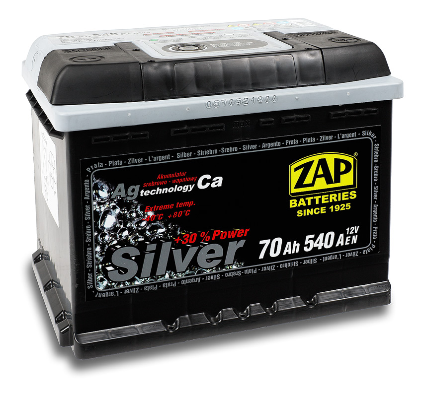 Acumulator auto ZAP Silver 12V 70A