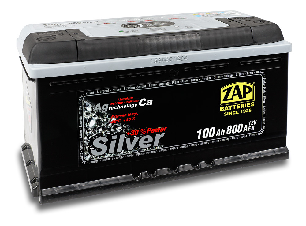 Acumulator auto ZAP 12V 100A Silver