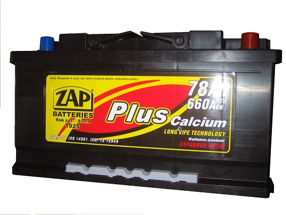 Acumulator auto ZAP 12V 78A PLUS