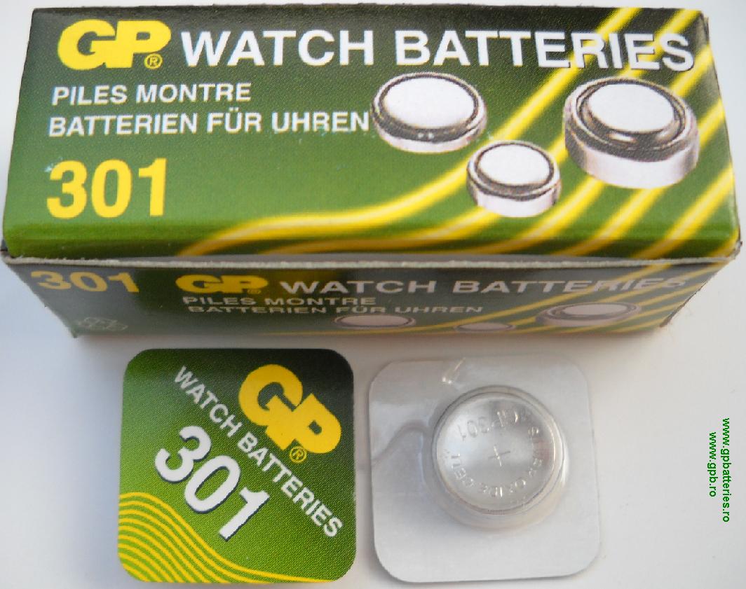 Baterie 301 GP Batteries SR43SW