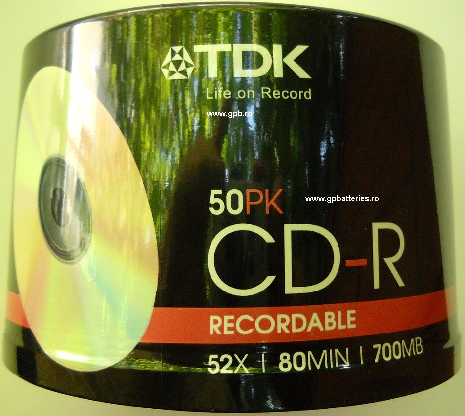 TDK CD 52X CD-R
