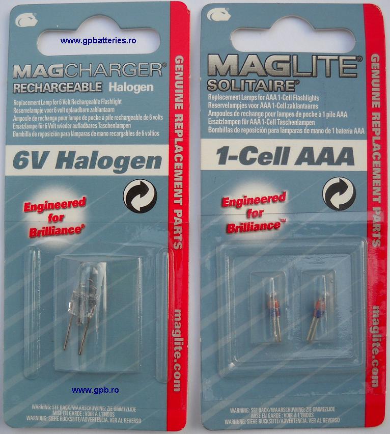 Bec Maglite pentru MagCharger Halogen pentru lanterna cu acumulator