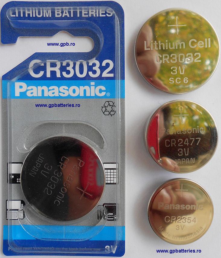 Baterie litiu CR2477 3V Panasonic
