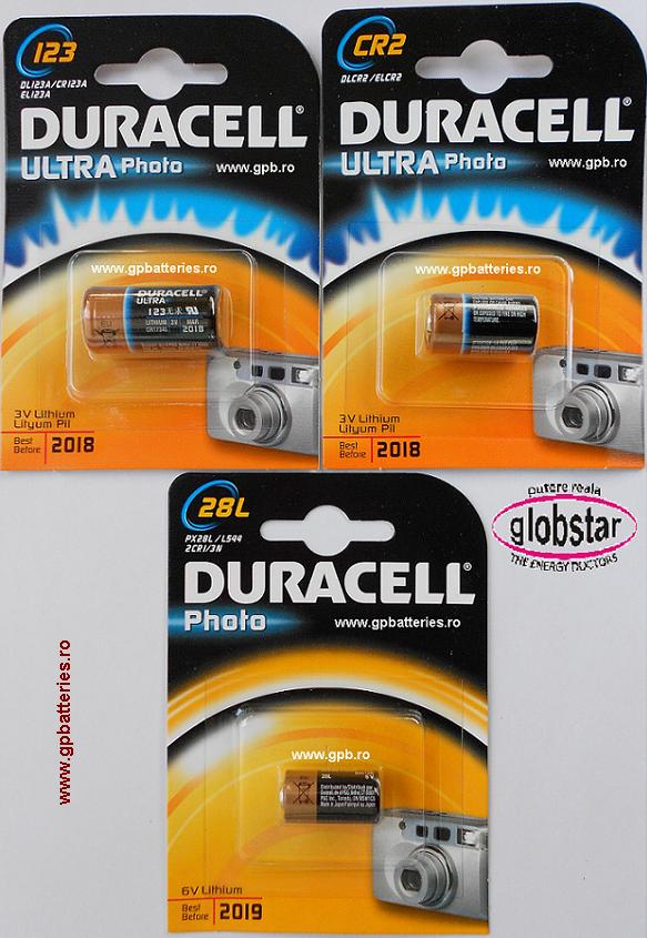 Baterie litiu CR2 DuraCell
