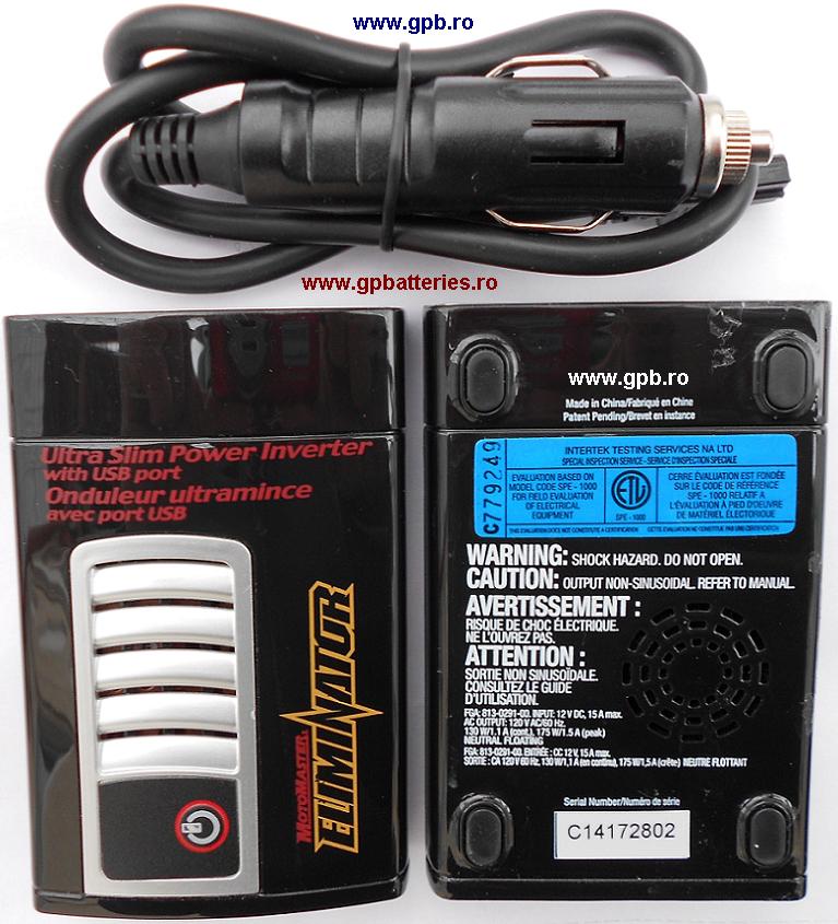 Convertor profesional de la 12V la 220-230V maxim 170W