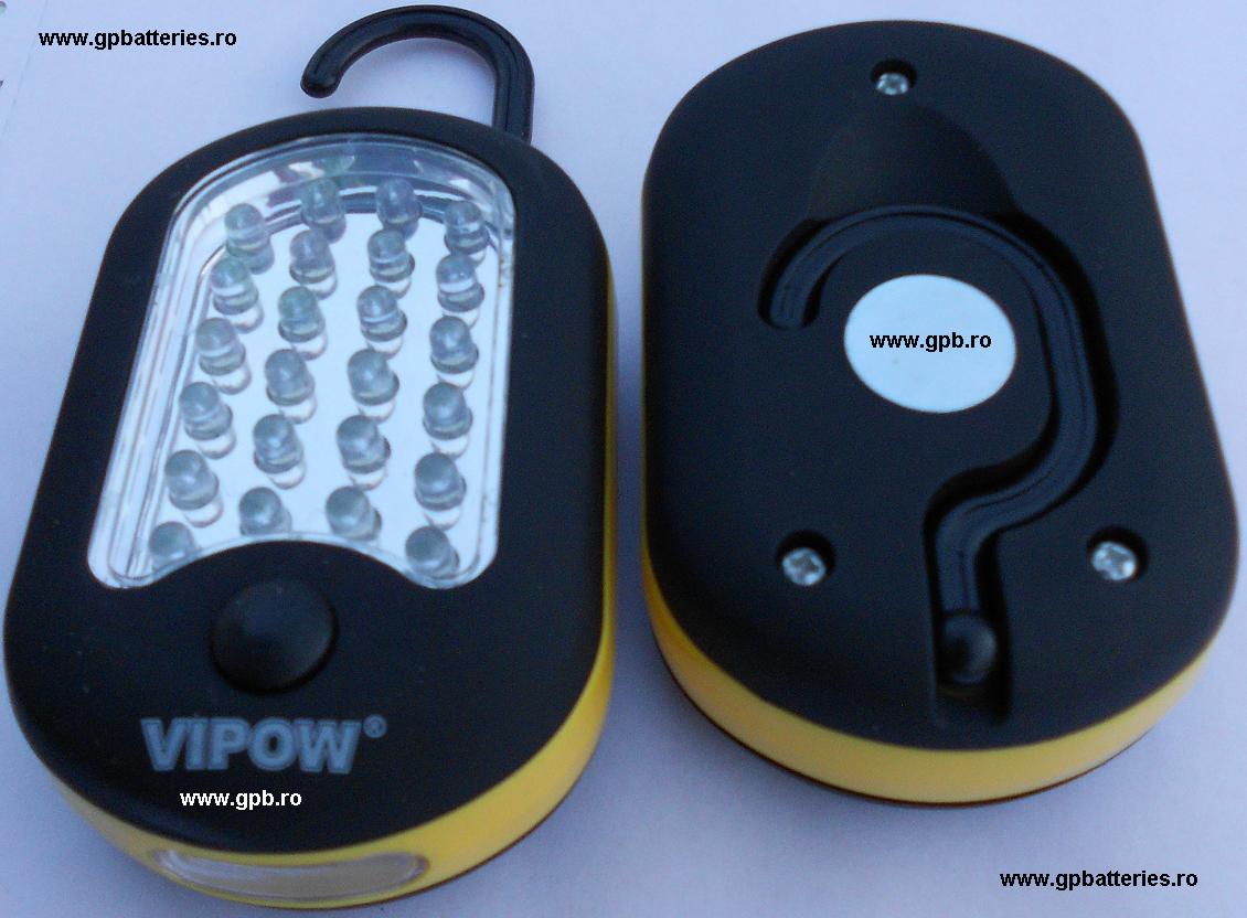 MiniLanterna Vipow 24LED+3LED