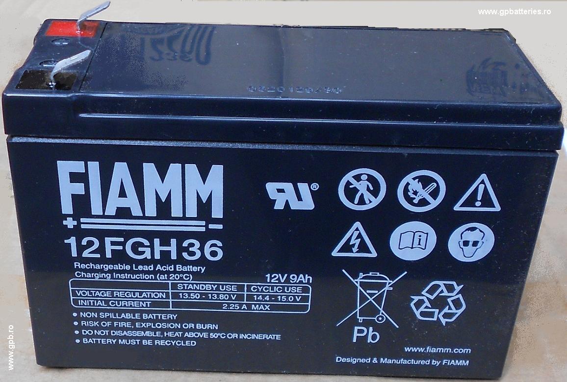 Acumulator etans 12V 9A FIAMM