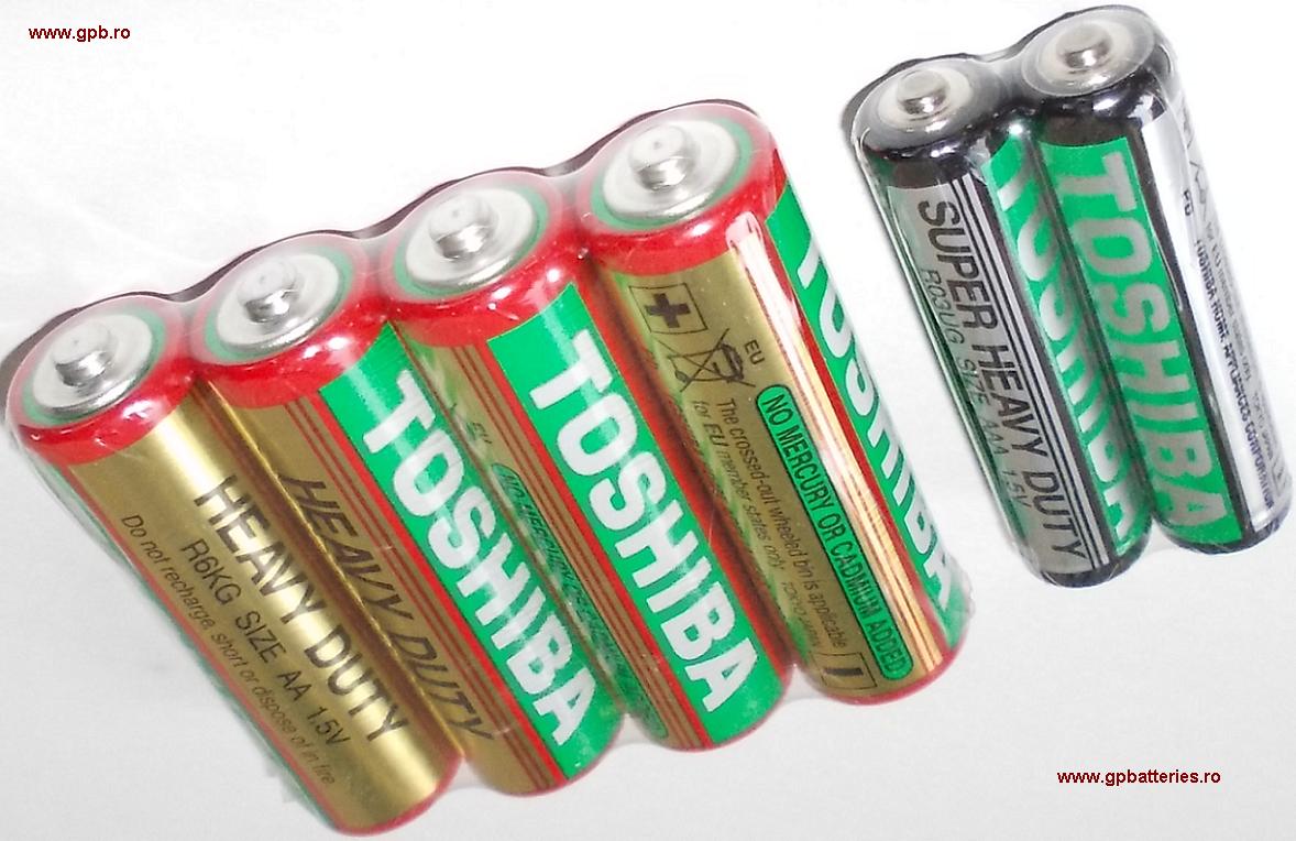 Baterie Toshiba AAA R3 heavy duty