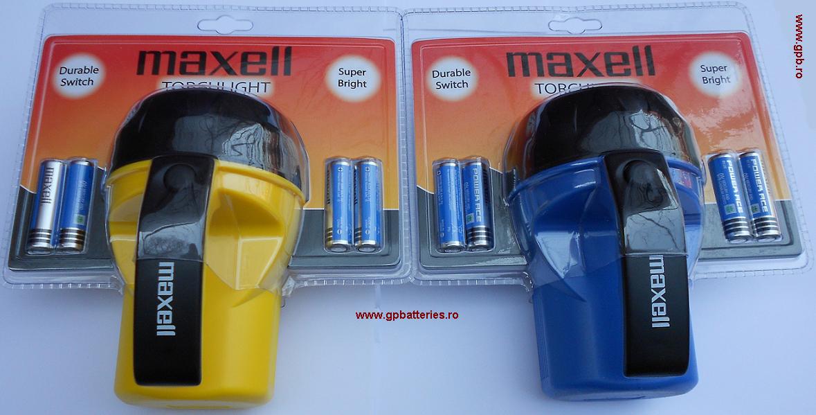 Lanterna Maxell -utilizeaza 4 baterii AA-
