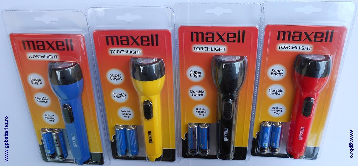 Lanterna Maxell -utilizeaza 2 baterii AA-
