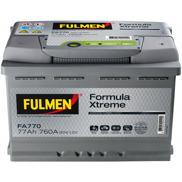Acumulator auto Fulmen Gama Formula Xtreme 12V 77A