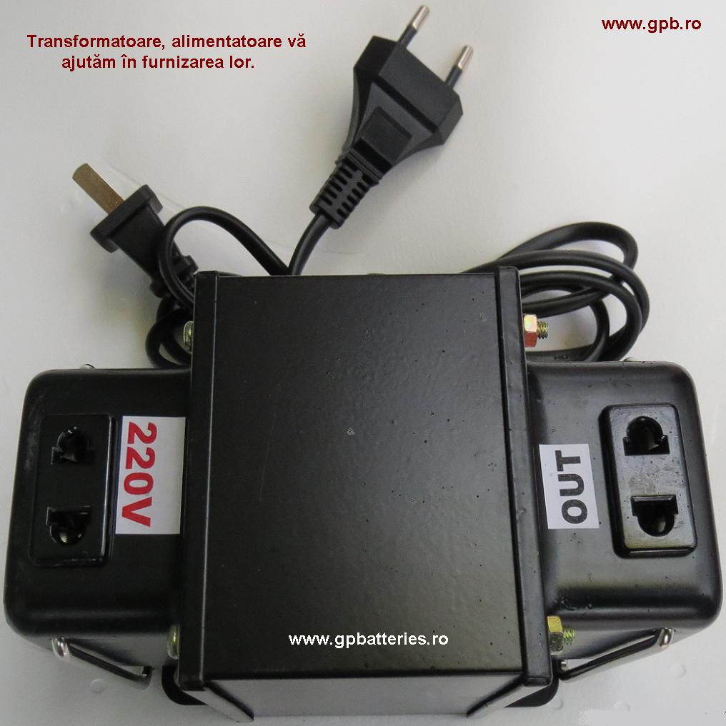 Transformator de la 220 volti la 110 volti (230V la 115V) 750VA varf de sarcina