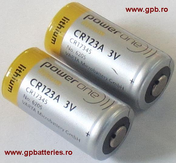 Baterie litiu CR123A PowerONE by VARTA