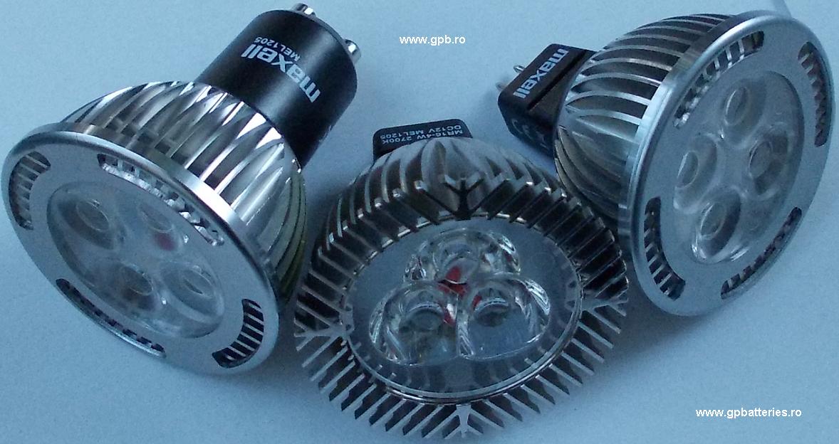 Bec LED 4W Maxell cu dulie MR16