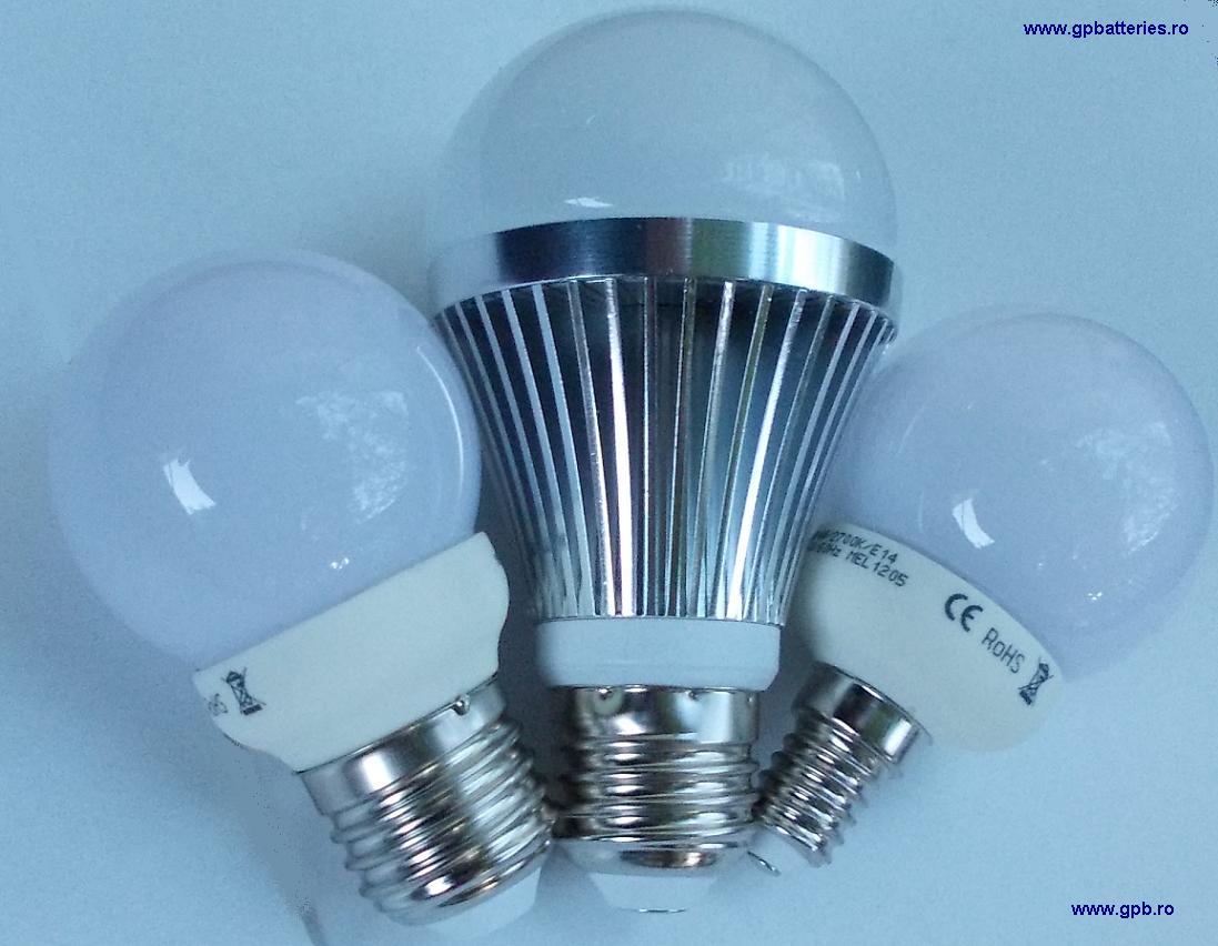 Bec LED 4W tip sferic Maxell E14
