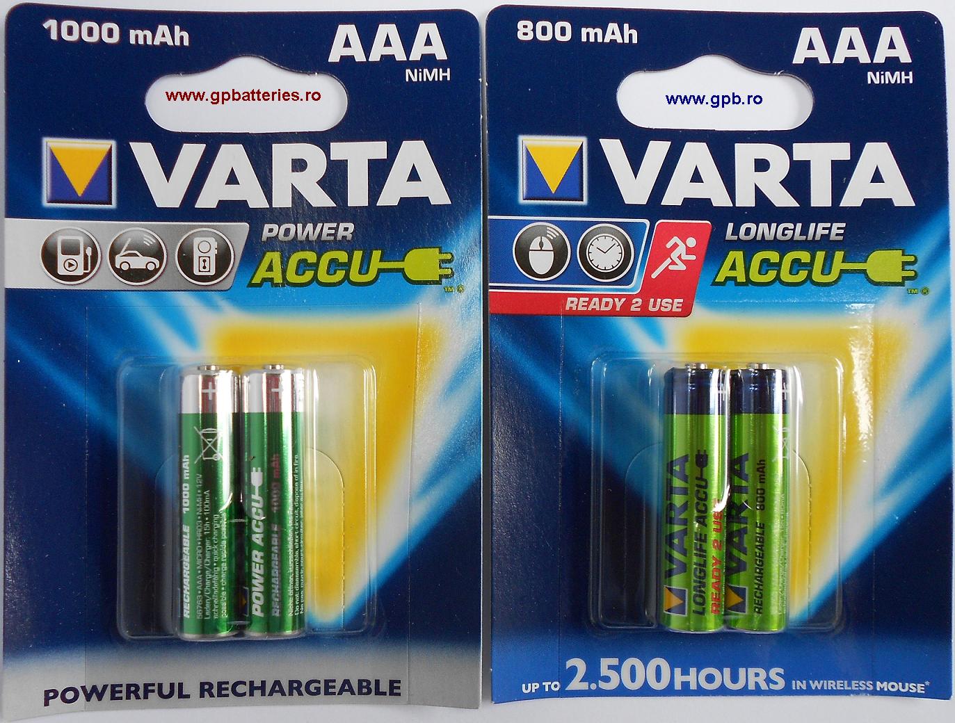 Acumulator VARTA Ready 2 Use AAA 800mA