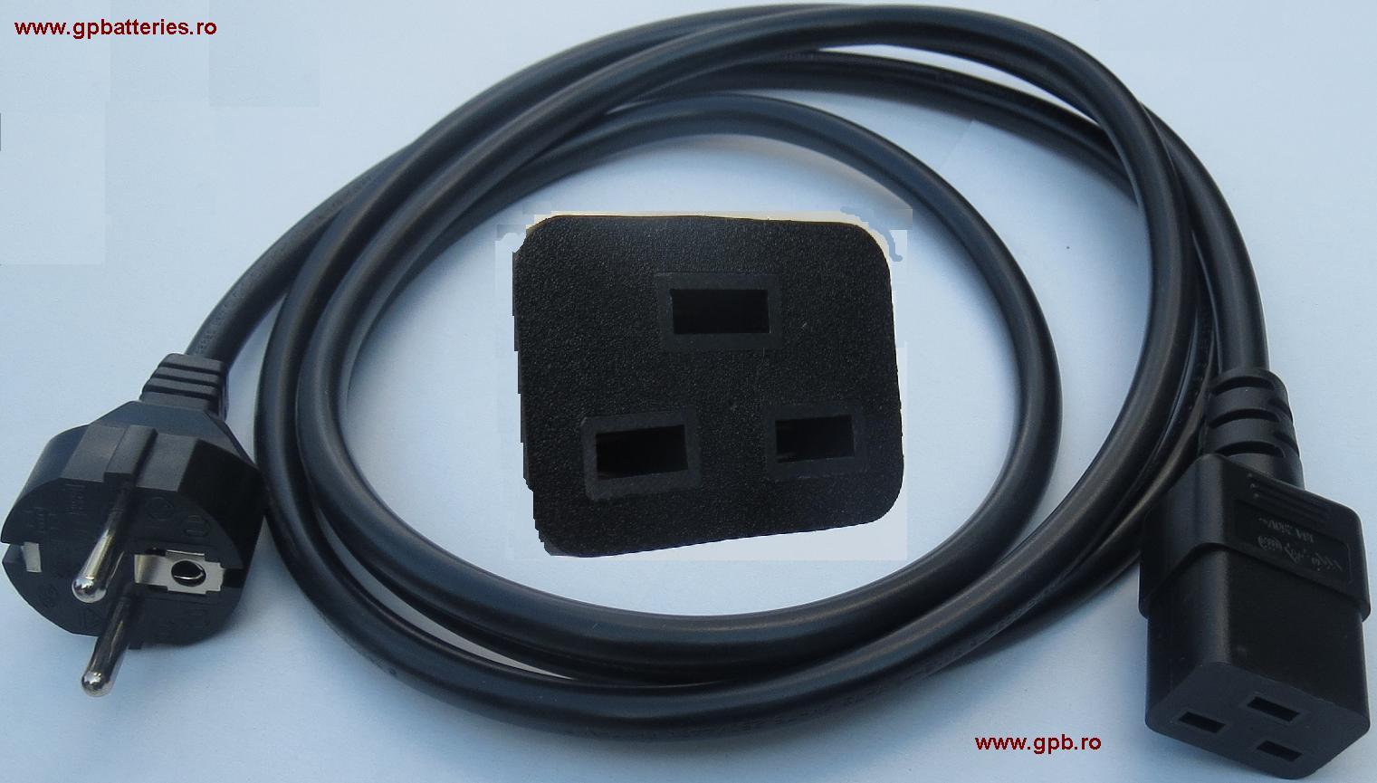 Cablu pentru UPS de putere 16A C19