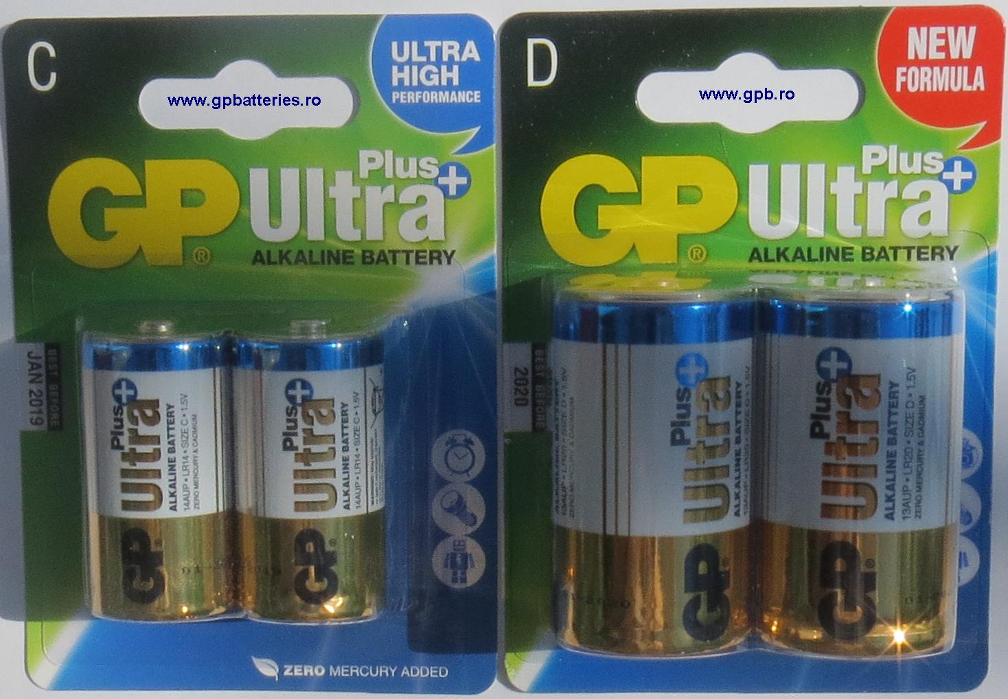 Baterie ultraalcalina C LR14 GP Batteries