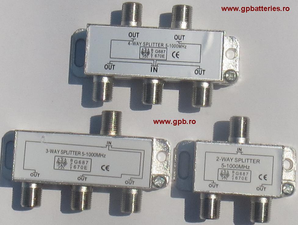 Spliter CATV 2 cai quality 5 - 1000 Mhz