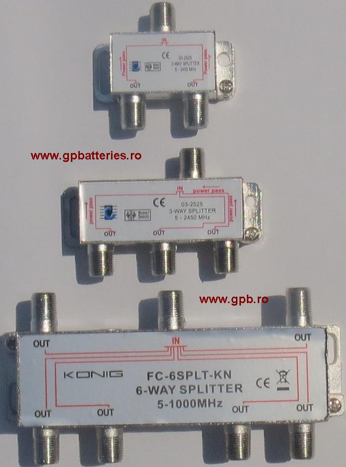 Spliter CATV 2 cai 5-2150-2450 Mhz