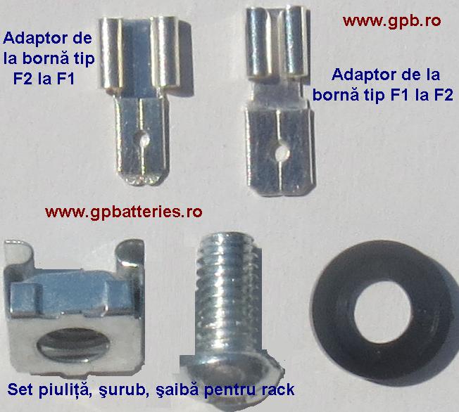 Adaptor papuc acumulator de la F2 la F1 sau de la F1 la F2