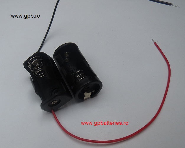 Suport Adaptor baterii acumulatori 1xCR2 la 1x123A