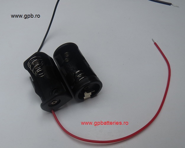 Suport Adaptor baterii acumulatori 1xCR2 la 1x123A 