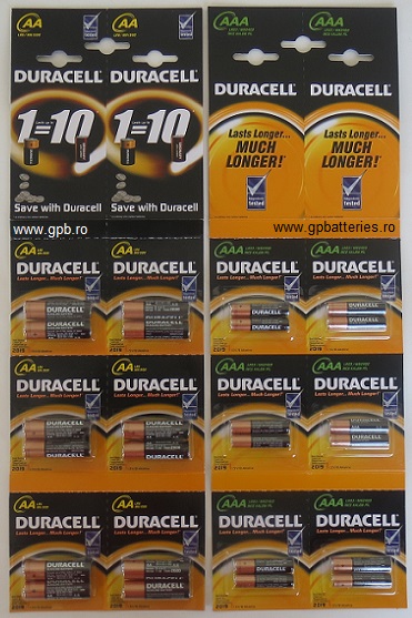 Baterie AAA R3 alcalina Duracell ambalare folie 12 
